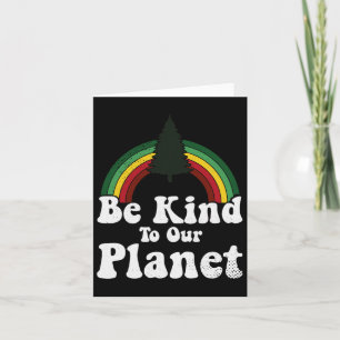 Der Tag der Erde sei nett zu unserem Planeten Retr Karte