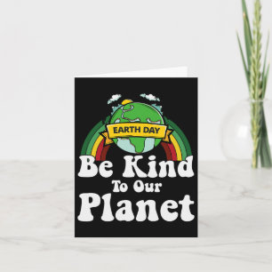 Der Tag der Erde sei nett zu unserem Planeten Retr Karte