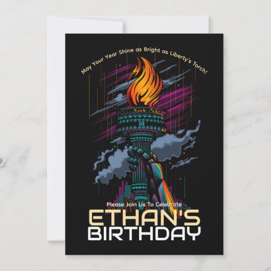 Der Tag der Freiheit Einladung (Vorderseite)