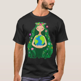 Der Tag der Grünen Mutter Erde Rettete unseren Pla T-Shirt