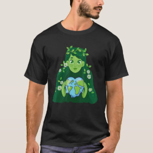 Der Tag der Grünen Mutter Erde Rettete unseren Pla T-Shirt