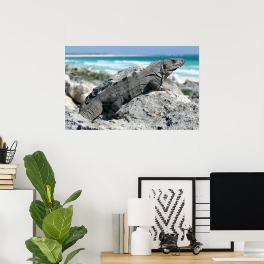 Der Tag der Iguana Poster (Heimbüro)