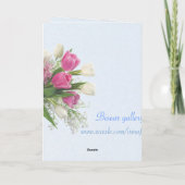 Der Tag der internationalen Frauen, Karte (Rückseite)