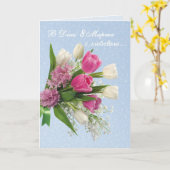 Der Tag der internationalen Frauen, Karte (Gelbe Blume)