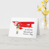 Der Tag der internationalen Frauen Karte (Gelbe Blume)