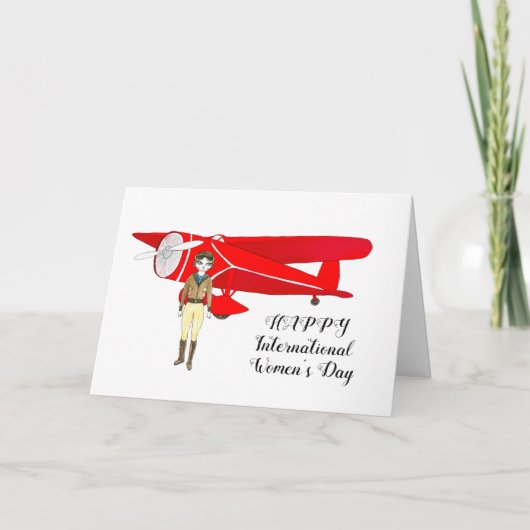Der Tag der internationalen Frauen Karte (Vorderseite)