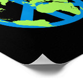 Der Tag der Liebe des Planeten Erde Poster (Ecke)