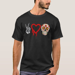 Der Tag der Liebe und des Zuckerschädels der Toten T-Shirt