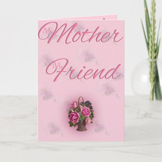 Der Tag der Mutter 4 Karte (Vorderseite)