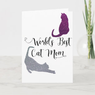 Der Tag der Mutter der besten Cat-Mama der Welt Karte