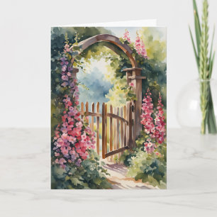 Der Tag der Mutter im Garten Feiertagskarte