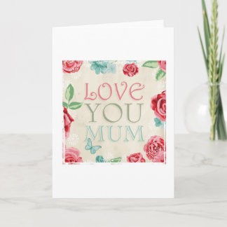 Der Tag der Mutter "Liebe Sie Mama-" Gruß-Karte Karte
