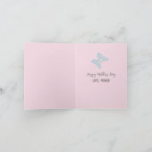 Der Tag der Mutter mit einfachem Fotomaterial Karte (Innenseite)