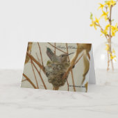 Der Tag der Mutter - Mutter-Kolibri - Karte (Gelbe Blume)