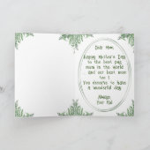 Der Tag der Mutter Niedlicher Mops individuell anp Karte (Innenseite)