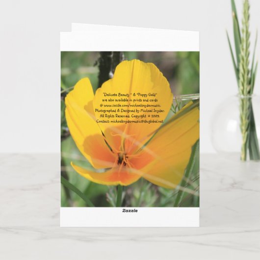 Der Tag der Mutter, sentimental Karte (Rückseite)