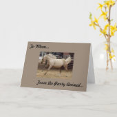 Der Tag der Mutter - vom Party-Tier Karte (Gelbe Blume)