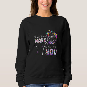 Der Tag der Punkte 2022 Mach deinen Stempel sieh w Sweatshirt