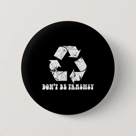 Der Tag der Sonne Recycelnd Natur Button (Vorderseite)