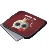 Der Tag der toten niedlichen Katze Laptopschutzhülle (Vorne Knopf)