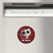 Der Tag der toten Niedlichen Katze Magnet (In Situ (Geschirrspüler))