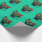 Der Tag der toten schwarzen Katze Geschenkpapier (Ecke)