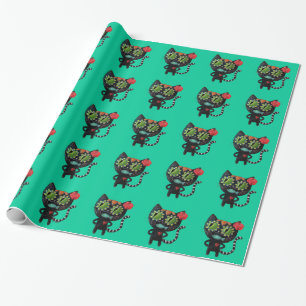 Der Tag der toten schwarzen Katze Geschenkpapier