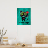 Der Tag der toten schwarzen Katze Poster (Küche)