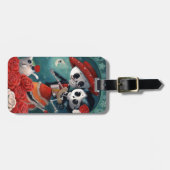 Der Tag der toten Skeleton Liebhaber Gepäckanhänger (Vorderseite horizontal)