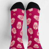 Der Tag der Toten Zucker Socken (Oben)
