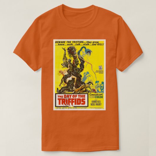 Der Tag der Triffids T-Shirt (Design vorne)