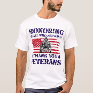Der Tag der US-Kriegsveteranen ehrt alle, die in d T-Shirt