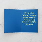 Der Tag des Blauen Herzens Karte (Innenseite)