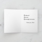 Der Tag des engagierten Vaters Karte (Innenseite)