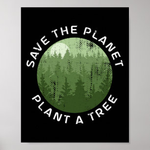 Der Tag des Erdwillens rettet den Planeten Pflanze Poster