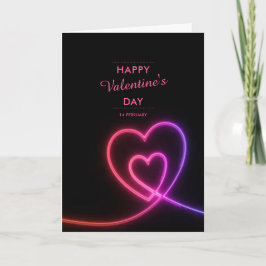 Der Tag des Glücks zum Valentinstag nach Maß. 14 F Karte