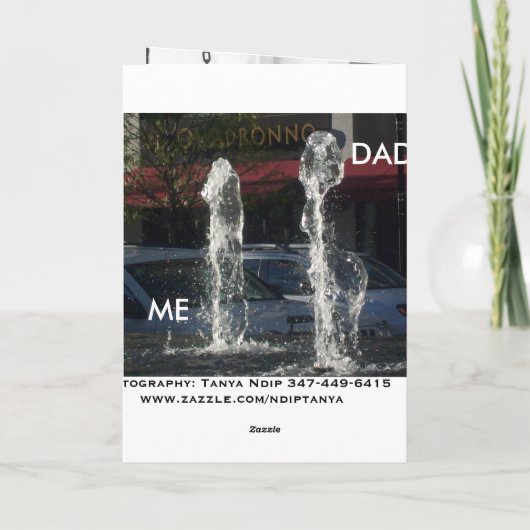 Der Tag des Großvaters Karte (Rückseite)