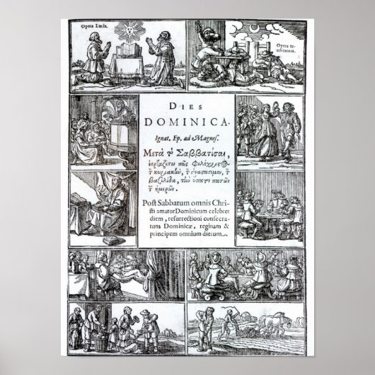 Der Tag des Herrn, 1639 Poster (Vorne)
