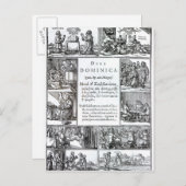 Der Tag des Herrn, 1639 Postkarte (Vorne/Hinten)