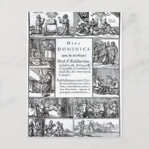 Der Tag des Herrn, 1639 Postkarte