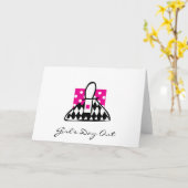 Der Tag des Mädchens heraus Karte (Gelbe Blume)