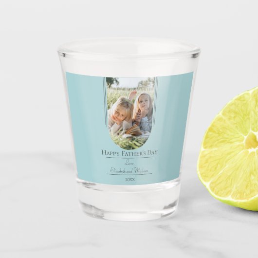 Der Tag des modernen Fotos | AQUAMARIN Schnapsglas (Vorderseite)