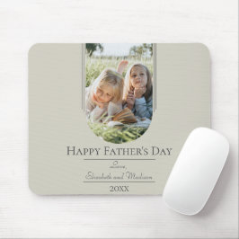 Der Tag des modernen Fotos | Beige Mousepad