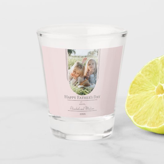 Der Tag des modernen Fotos | Rosa Schnapsglas (Vorderseite)