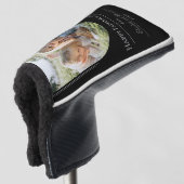 Der Tag des modernen Fotos | Schwarz Golf Headcover (3/4 Vorderseite)