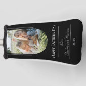 Der Tag des modernen Fotos | Schwarz Golf Headcover (Vorderseite)
