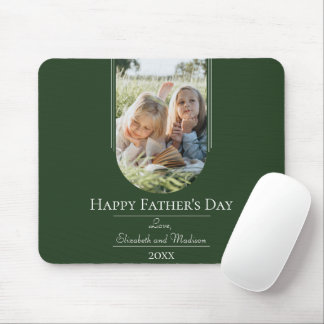 Der Tag des modernen Fotos | Smarald Green Mousepad