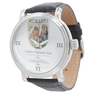Der Tag des modernen Fotos   weiß Armbanduhr