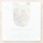 Der Tag des modernen Fotos | weiß Glasuntersetzer (Rückseite)