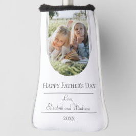 Der Tag des modernen Fotos | weiß Golf Headcover